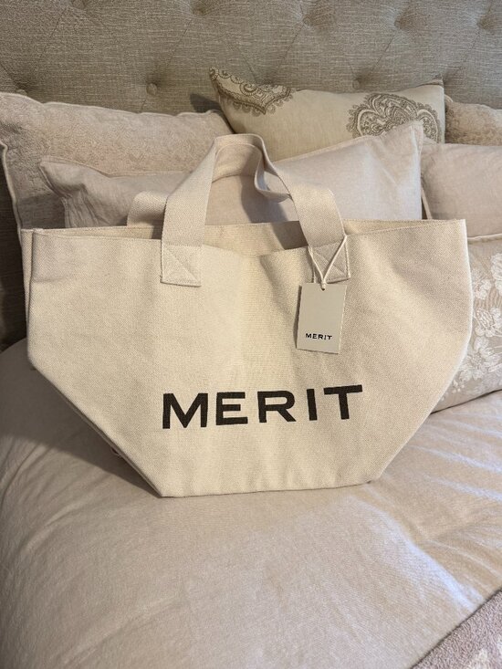 Merit Handbags - MERIT The Everything Bag canvas tote - Brand New with tag